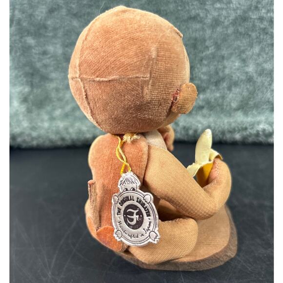 Original Shibaten Monkey With Banana 1960 Japanese Doll - Picture 9 of 13